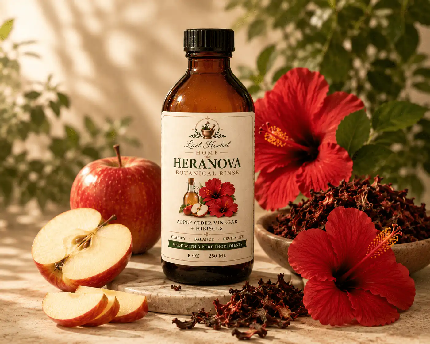 hibiscus hair rinse | heranova hibiscus hair rinse | heranova
