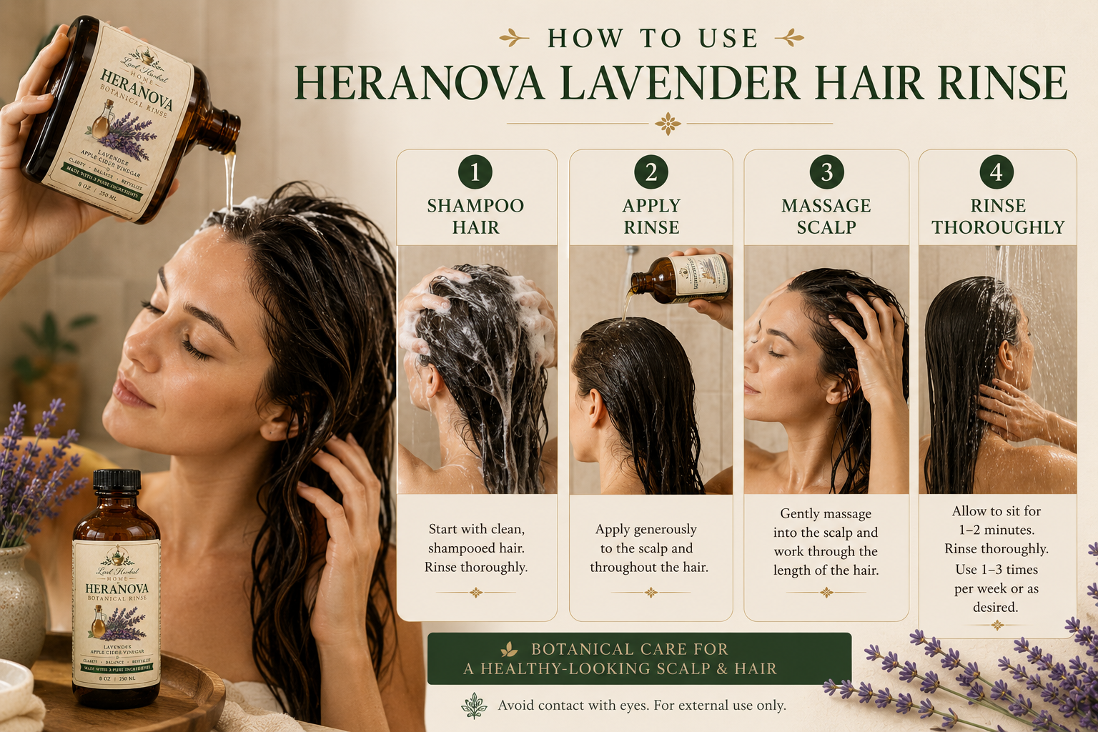 lavender hair rinse | heranova lavender hair rinse | heranova