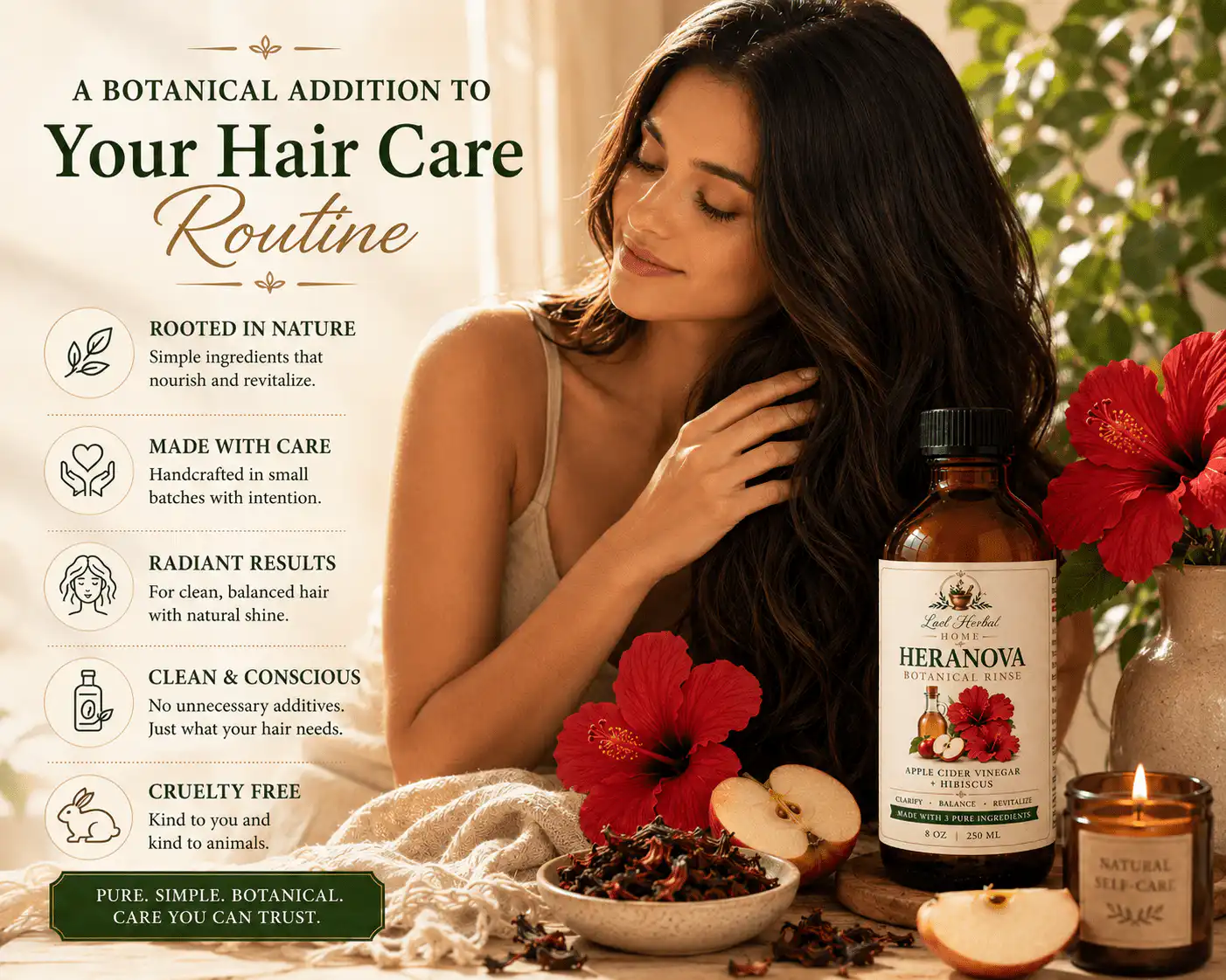 hibiscus hair rinse | heranova hibiscus hair rinse | heranova