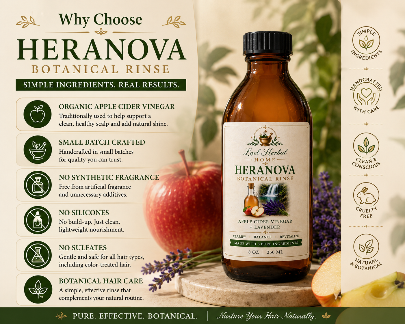 botanical hair rinse original | heranova botanical hair rinse original | heranova