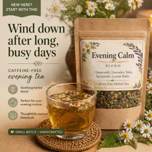 Products Evening Calm Blend calming herbal tea blend