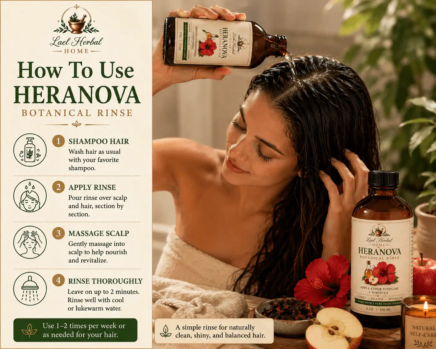 hibiscus hair rinse | heranova hibiscus hair rinse | heranova