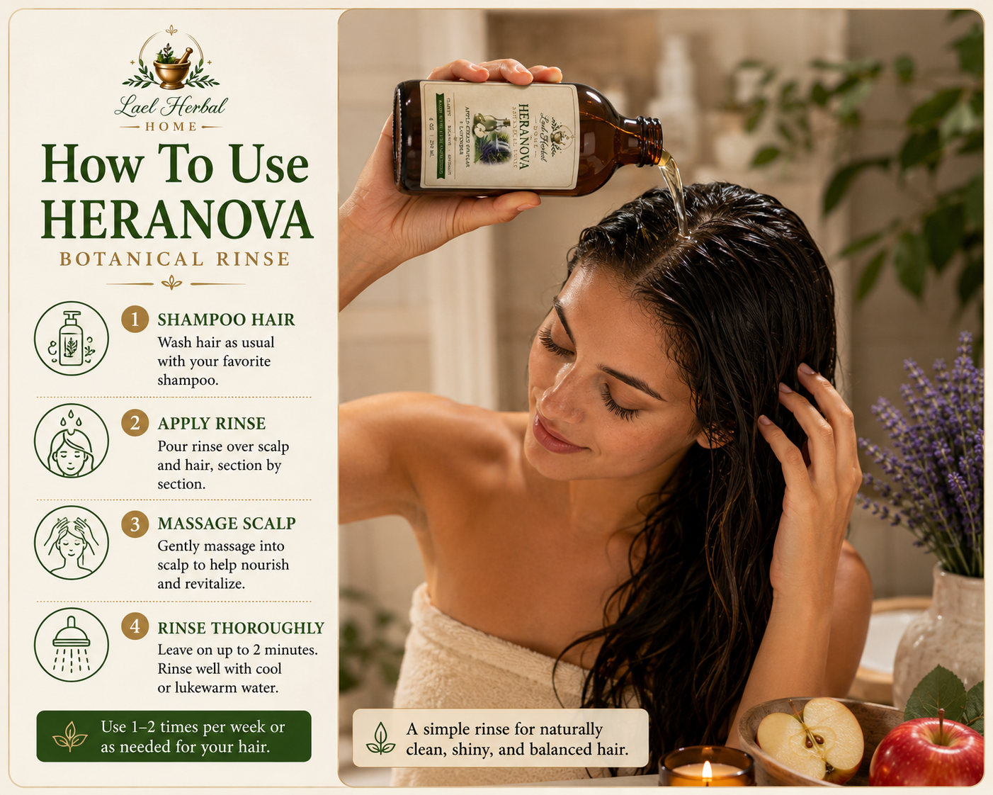 botanical hair rinse original | heranova botanical hair rinse original | heranova