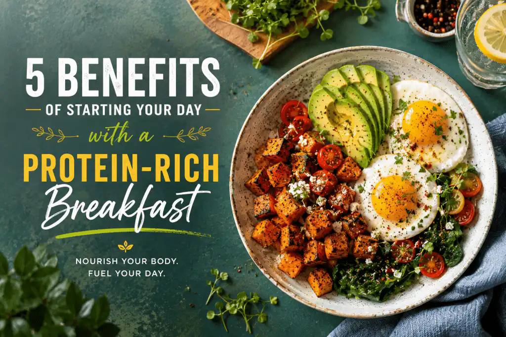 5 benefits of starting your day with a protein rich breakfast