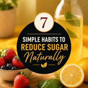 7 simple habits to reduce sugar naturally