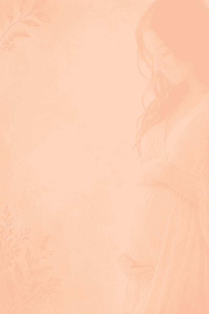 The Sacred Work of Pregnancy: Nourishing Mother and Baby to have the subtle image of a pregnant woman.