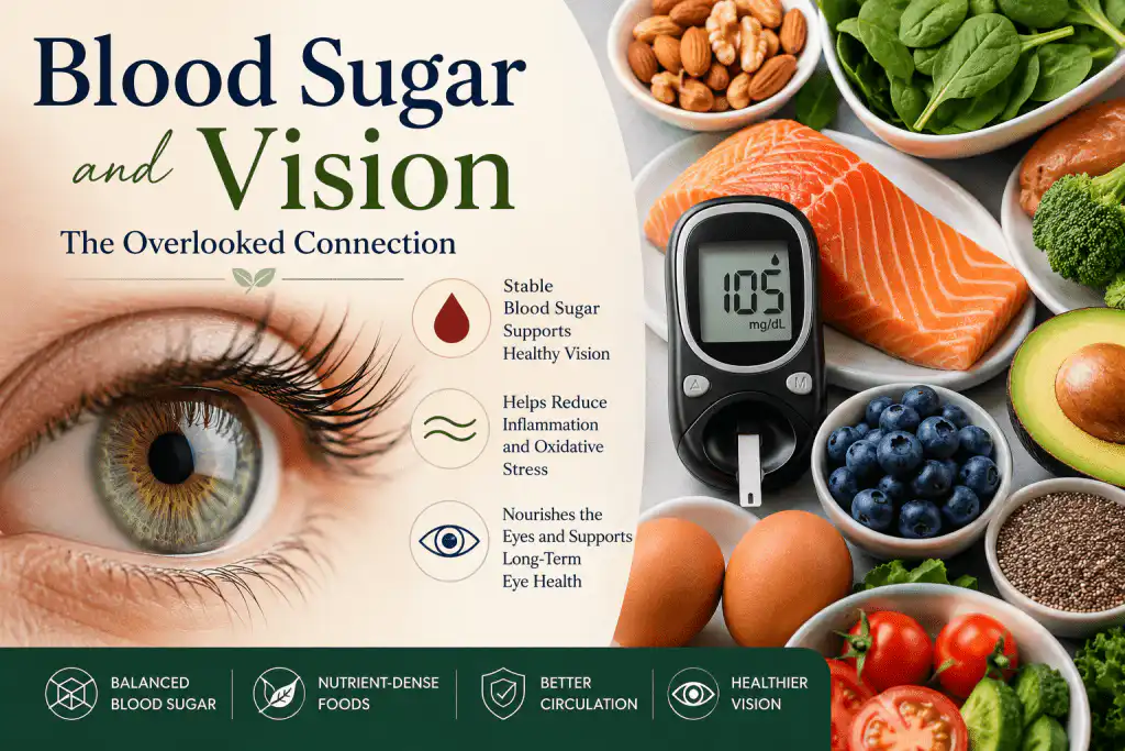 Blood Sugar and Vision foods that support healthy eyesight and blood sugar balance