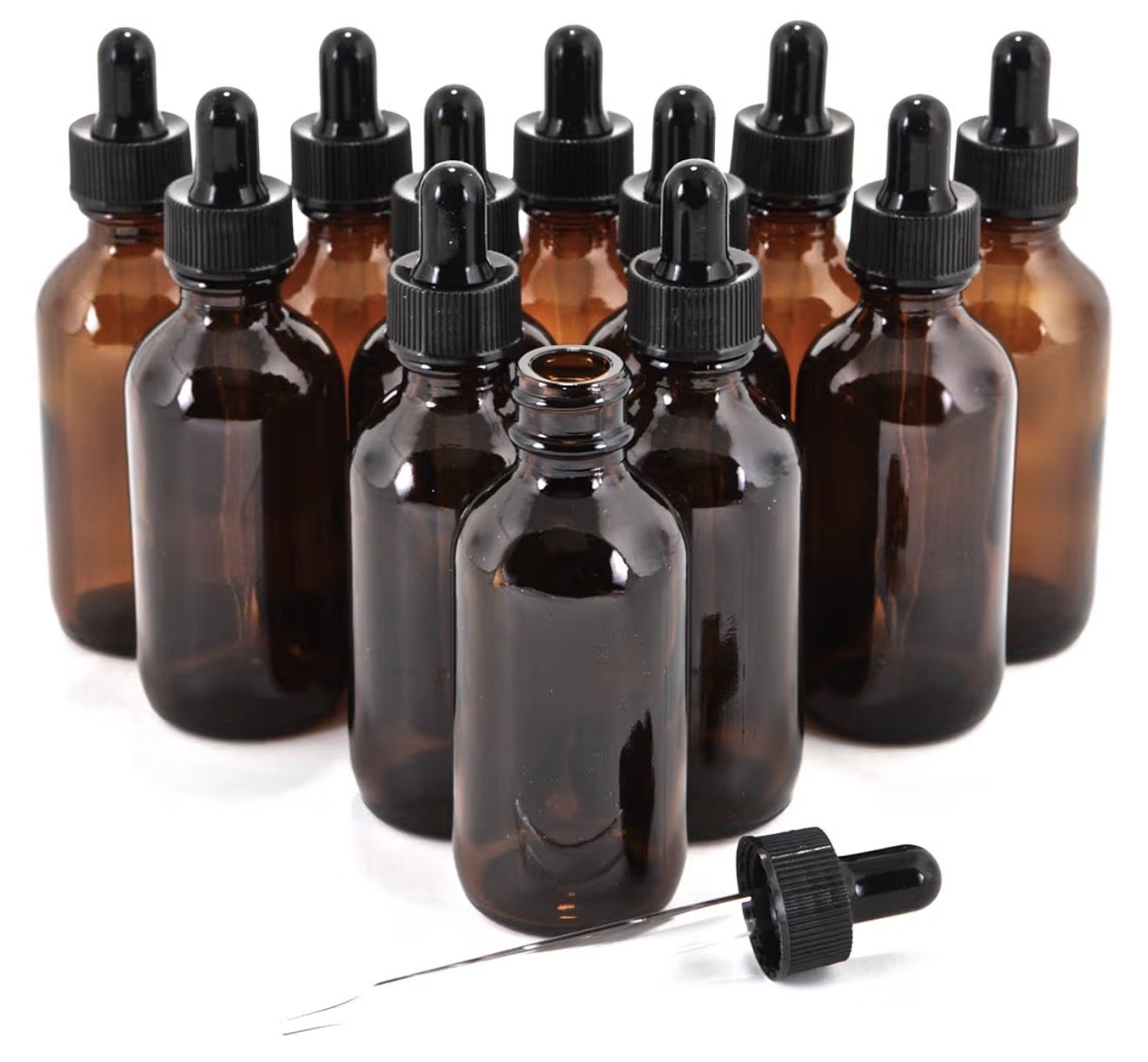 Products Amber Glass Dropper Bottles