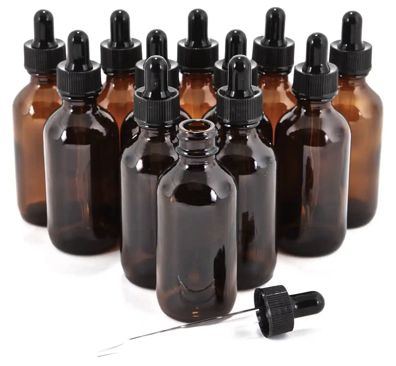 Products Amber Glass Dropper Bottles