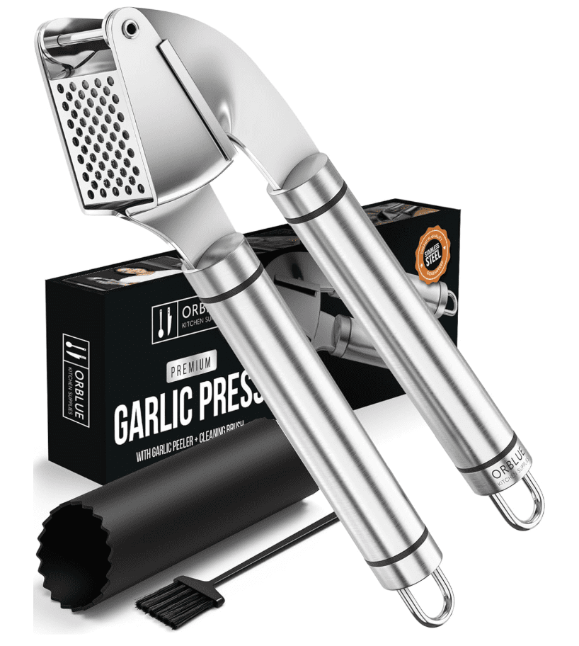 Products ORBLUE Stainless Steel Garlic Press