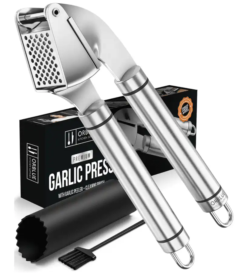 Products ORBLUE Stainless Steel Garlic Press