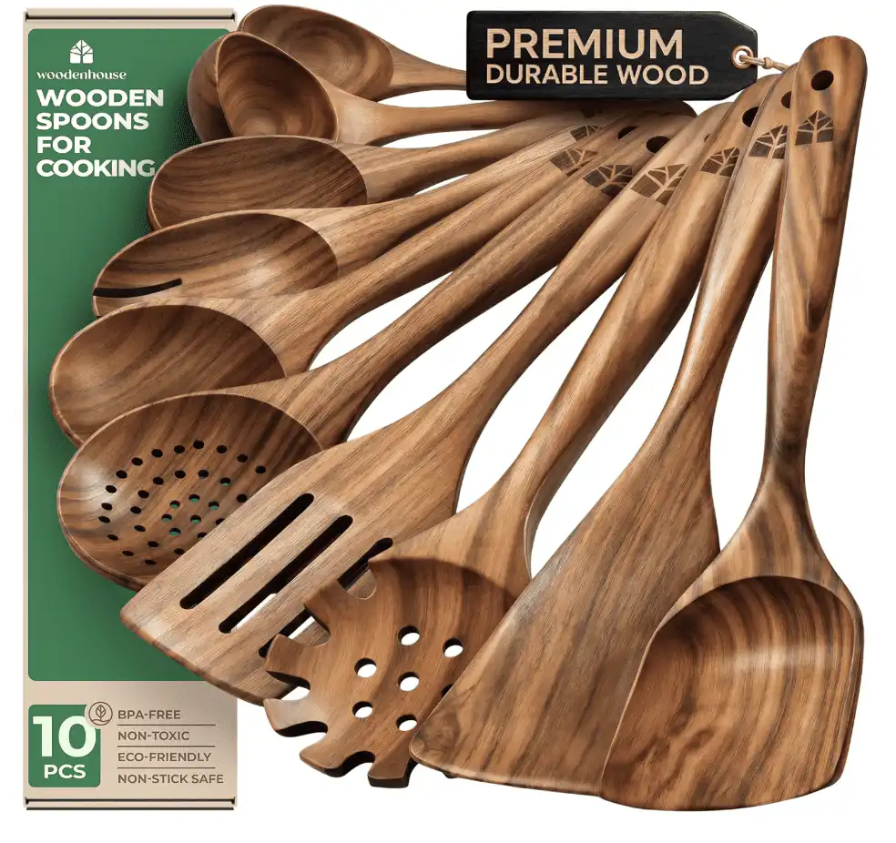 Products Wooden Cooking Utensil Set