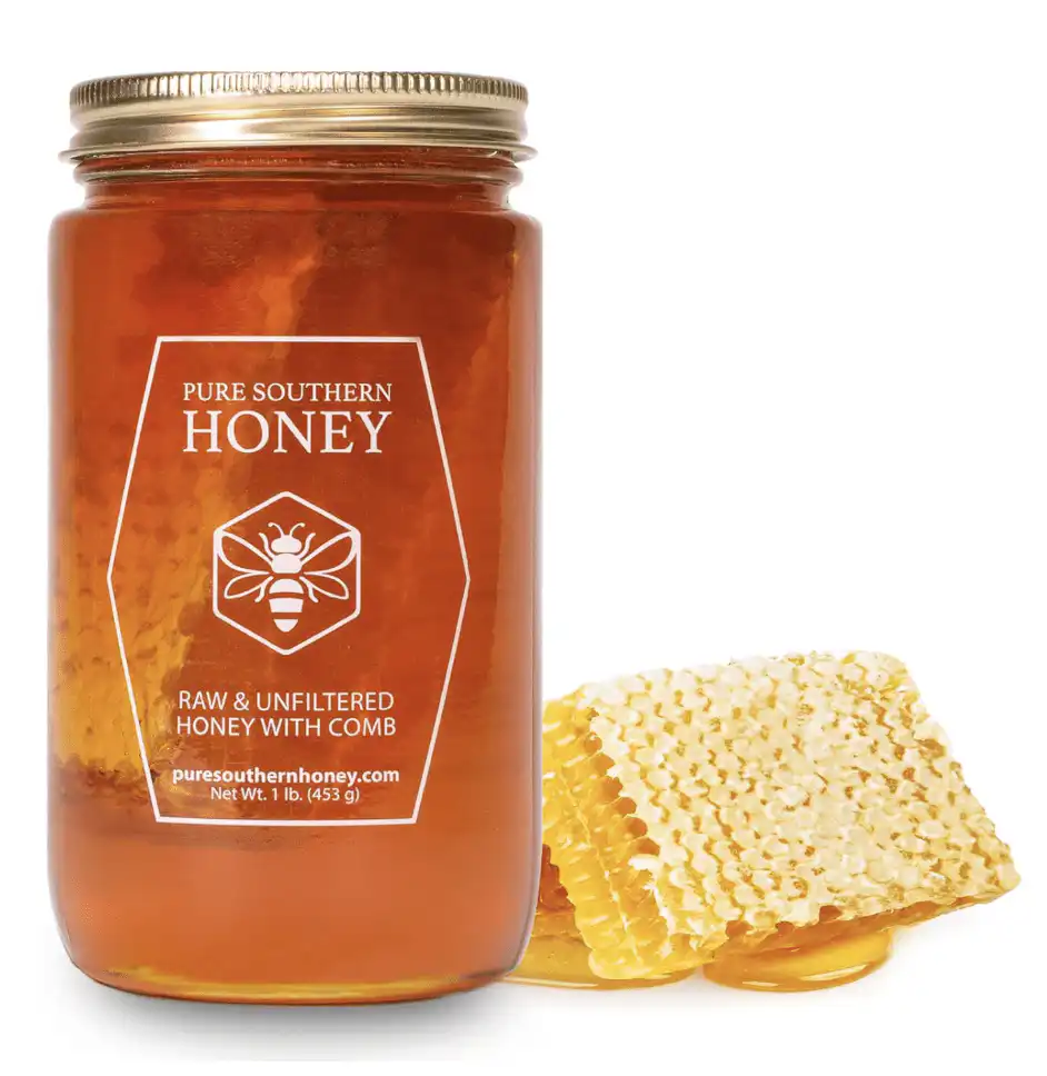 Products Pure Southern Honey – Raw Unfiltered Honey with Honeycomb
