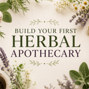 build your first herbal apothecary