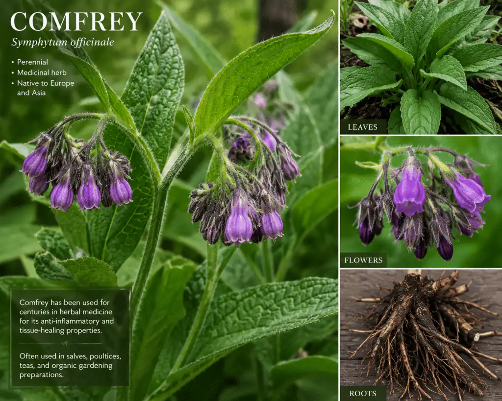 Herb Spotlight: Comfrey (Symphytum officinale) 🌿 comfrey