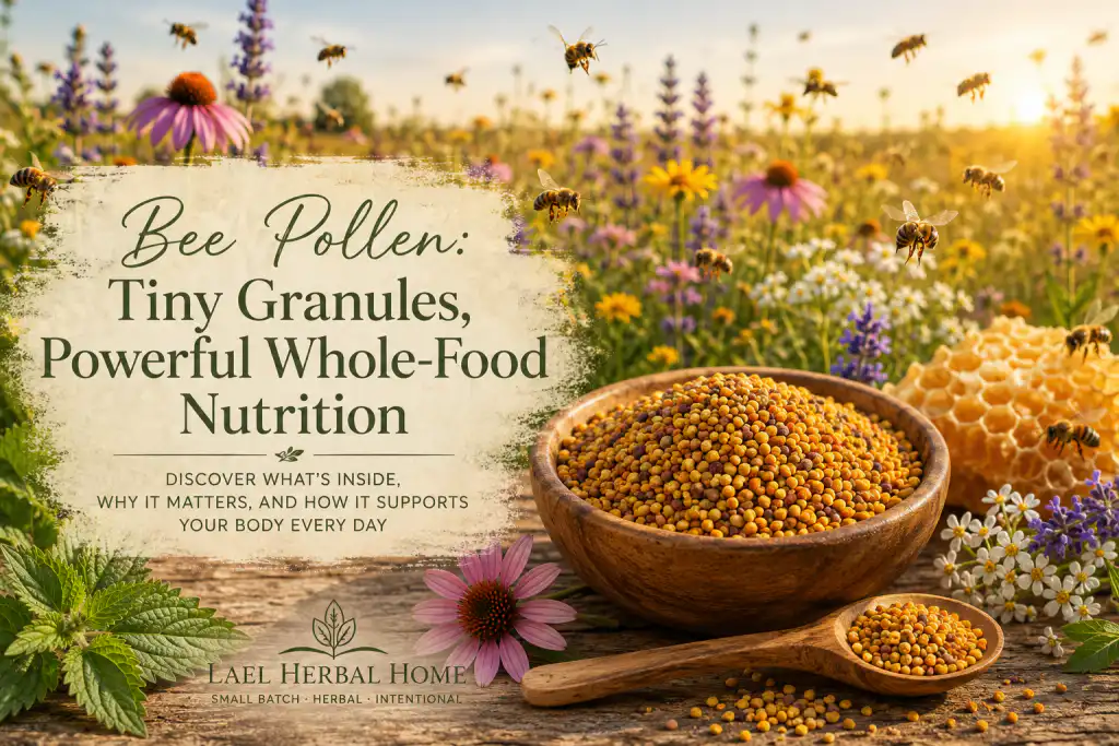 Bee Pollen: Tiny Granules, Powerful Whole-Food Nutrition featured image for blog