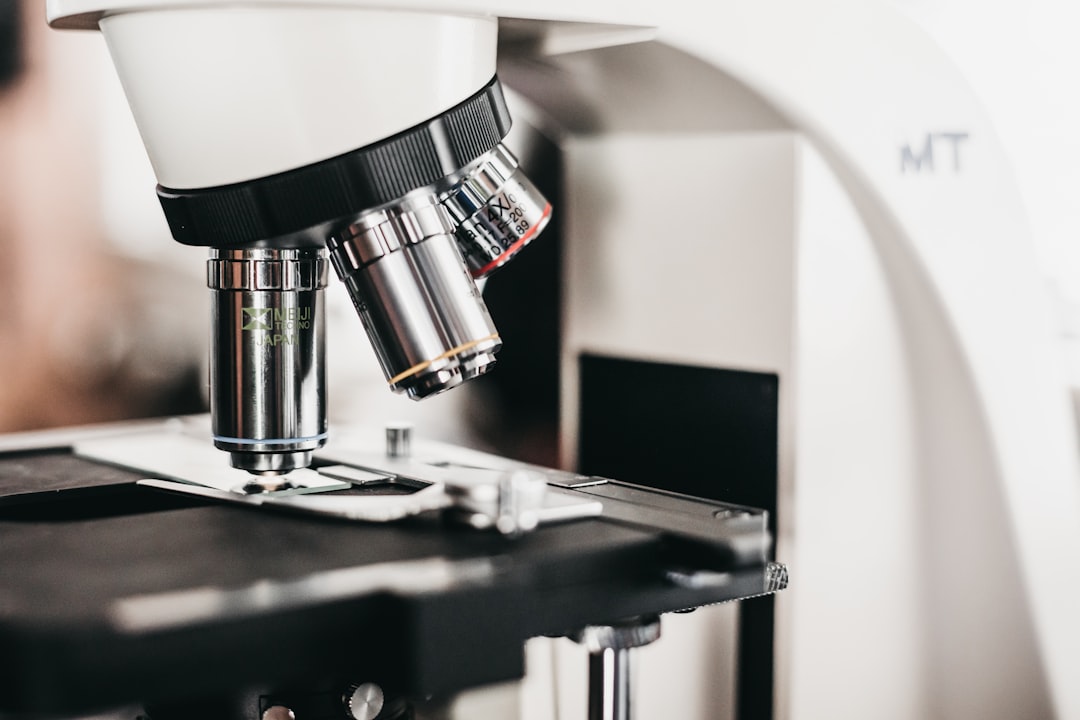 Laboratory microscope used for cellular research